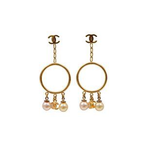 Chanel cc chain earrings - Gem